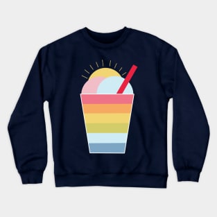 Rainbow Coffee Drink Crewneck Sweatshirt